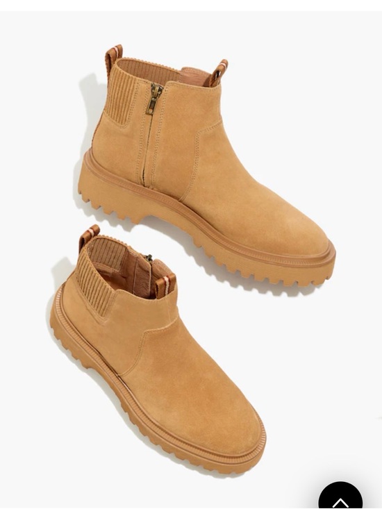 Madewell Shoes - The Henry Lugsole Boot in Suede